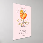 ラブアットファーストスピリッツブライダルシャワー金ゴールド 箔ポスター (レイダウン)