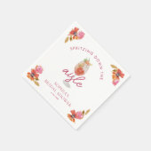 ラブアットファーストスピリッツブライダルシャワー スタンダードカクテルナプキン (角)