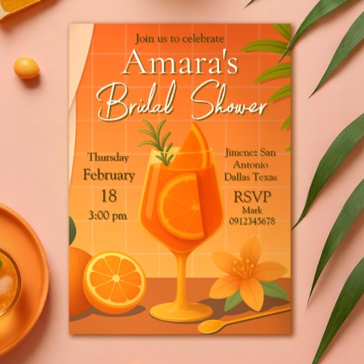 ラブアットファーストスピリッツブライダルシャワー 招待状