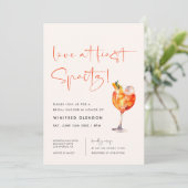 ラブアットファーストスピリッツブライダルシャワー 招待状 (スタンド正面)