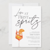 ラブアットファーストスピリッツブライダルシャワー 招待状 (正面)
