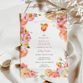 ラブアットファーストスピリッツブライトシトラスブライダルシャワー 招待状