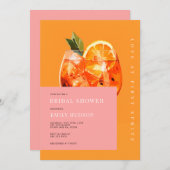 ラブアットファーストスピリッツモダンブライダルシャワー 招待状 (正面/裏面)