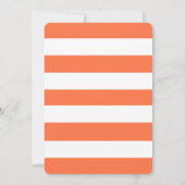 ラブアットファーストスピリッツレトロストライプブライダルシャワー 招待状 (裏面)