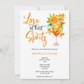 ラブアットファーストスピリッツ夏ブライダルシャワー 招待状 (正面)