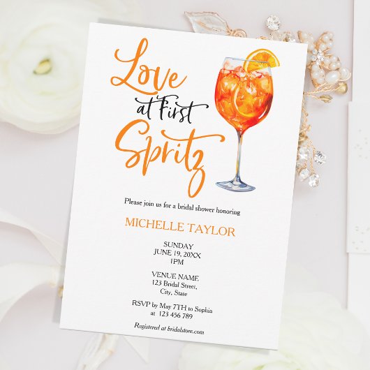 ラブアットファーストスピリッツ夏ブライダルシャワー 招待状