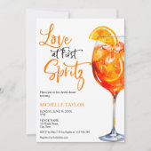 ラブアットファーストスピリッツ夏ブライダルシャワー 招待状 (正面)