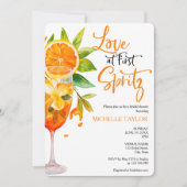 ラブアットファーストスピリッツ夏ブライダルシャワー 招待状 (正面)