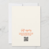 ラブアットファーストスピリッツ手描きブライダルシャワー 招待状 (裏面)