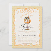 ラブアットファーストスピリッツ手描きブライダルシャワー 招待状 (正面)