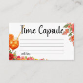 ラブアットファーストスピリッツ時間カプセルブライダルシャワー エンクロージャーカード (正面)