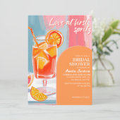 ラブアットファーストスピリッツ柑橘系トロピカルブライダルシャワー 招待状 (スタンド正面)