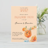 ラブアットファーストスピリッツ水カラー婚約パーティ セーブザデート (スタンド正面)