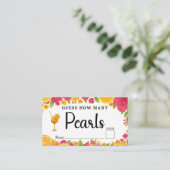 ラブアットファーストスピリッツ真珠ゲームブライダルシャワー エンクロージャーカード (スタンド正面)