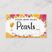 ラブアットファーストスピリッツ真珠ゲームブライダルシャワー エンクロージャーカード (正面)