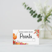 ラブアットファーストスピリッツ真珠ゲームブライダルシャワー エンクロージャーカード (スタンド正面)