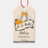 ラブアットファーストスピリッツ・レトロブライダルシャワーの好意 ギフトタグ (正面)