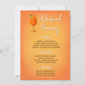 ラブアットファーストバチェロレッテウィークエンド 招待状 (裏面)