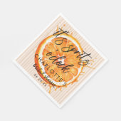 ラブアットファーストパーソナライズされたスピリッツブライダルシャワー スタンダードランチョンナプキン (角)