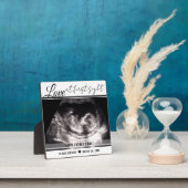 ラブアットファーストベビーソノグラム第1父の日 フォトプラーク (インサイチュ)