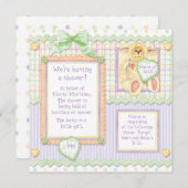 ラブアットファースト・サイト、ラムベビーシャワー招待状 招待状 (正面/裏面)