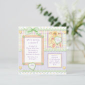 ラブアットファースト・サイト、ラムベビーシャワー招待状 招待状 (スタンド正面)