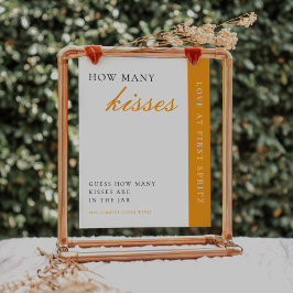 ラブアットファーストSpritzいくつのキスブライダル標識 ポスター