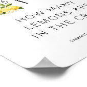 ラブアットファーストSpritzどれだけのレモンブライダルシャワー ポスター (角)