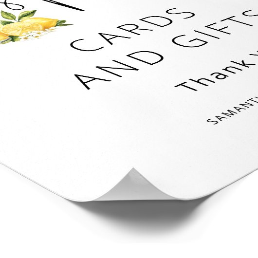 ラブアットファーストSpritzカードギフトブライダルシャワー ポスター (角)