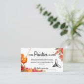 ラブアットファーストSpritzパンティスゲームブライダルシャワー エンクロージャーカード (スタンド正面)