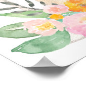 ラブアットファーストSpritzブライトカクテルブライダルシャワー ポスター (角)