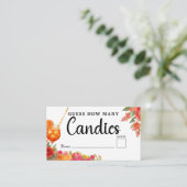 ラブアットファーストSpritz Guess How Many Candiesブライダル エンクロージャーカード (スタンド正面)