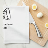 ラブアッドbsiで作られた美味しいピザレストランカフェ キッチンタオル (四つ折り)