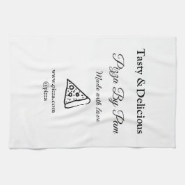 ラブアッドbsiで作られた美味しいピザレストランカフェ キッチンタオル