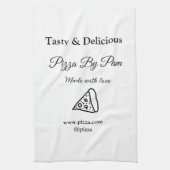 ラブアッドbsiで作られた美味しいピザレストランカフェ キッチンタオル (縦)