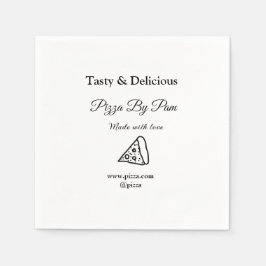 ラブアッドbsiで作られた美味しいピザレストランカフェ スタンダードカクテルナプキン