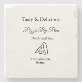 ラブアッドbsiで作られた美味しいピザレストランカフェ ストーンコースター