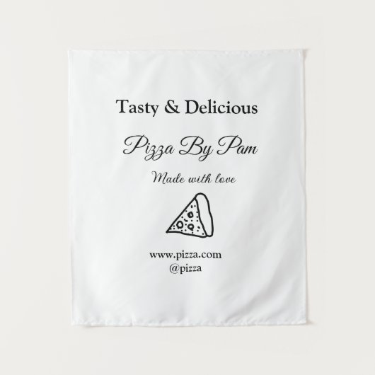 ラブアッドbsiで作られた美味しいピザレストランカフェ タペストリー (正面)