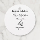 ラブアッドbsiで作られた美味しいピザレストランカフェ フェイバータグ (裏面)