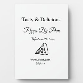 ラブアッドbsiで作られた美味しいピザレストランカフェ フォトプラーク