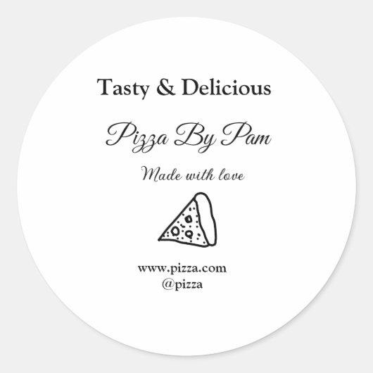 ラブアッドbsiで作られた美味しいピザレストランカフェ ラウンドシール (正面)