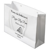 ラブアッドbsiで作られた美味しいピザレストランカフェ ラージペーパーバッグ (正面アングル)