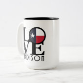 ラブアドディソンテキサス州15オズ ツートーンマグカップ (正面左)