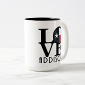 ラブアドディソンテキサス州15オズ ツートーンマグカップ (正面右)