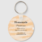 ラブアド文字サイトで自家製ベーカリー キーホルダー (裏面)