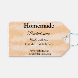 ラブアド文字サイトで自家製ベーカリー ギフトタグ