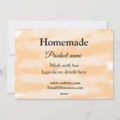 ラブアド文字サイトで自家製ベーカリー シーズンカード (裏面)