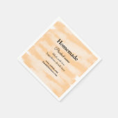 ラブアド文字サイトで自家製ベーカリー スタンダードカクテルナプキン (角)