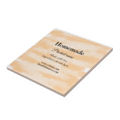 ラブアド文字サイトで自家製ベーカリー タイル (側面)