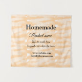 ラブアド文字サイトで自家製ベーカリー タペストリー (正面(横))